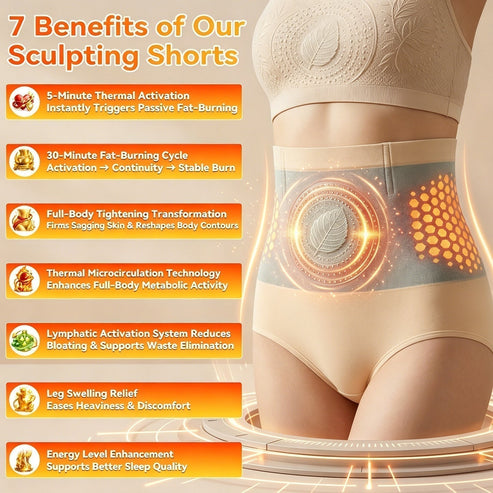 ✨Sfrcord® 2026 Moringa & Berberine 4-in-1 Micro-Particle Shaping & Fat Burning Shorts