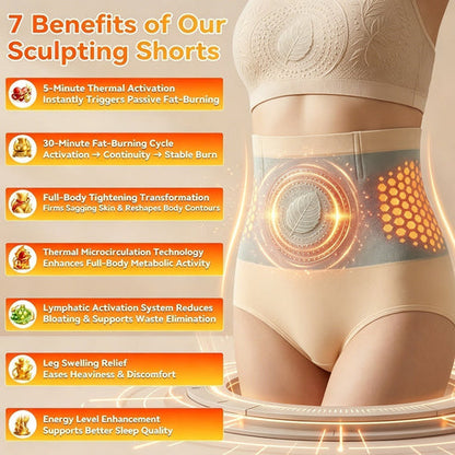 ✨Sfrcord® 2026 Moringa & Berberine 4-in-1 Micro-Particle Shaping & Fat Burning Shorts
