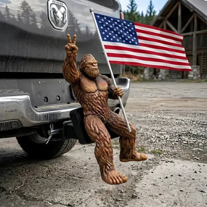 🔥 LAST DAY 49% OFF 👣🚗 Patriot Bigfoot Trailer Hitch 🇺🇸 A Statement of Freedom, Power & Attitude