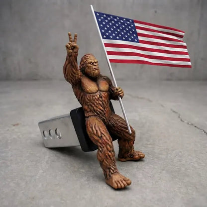 🔥 LAST DAY 49% OFF 👣🚗 Patriot Bigfoot Trailer Hitch 🇺🇸 A Statement of Freedom, Power & Attitude