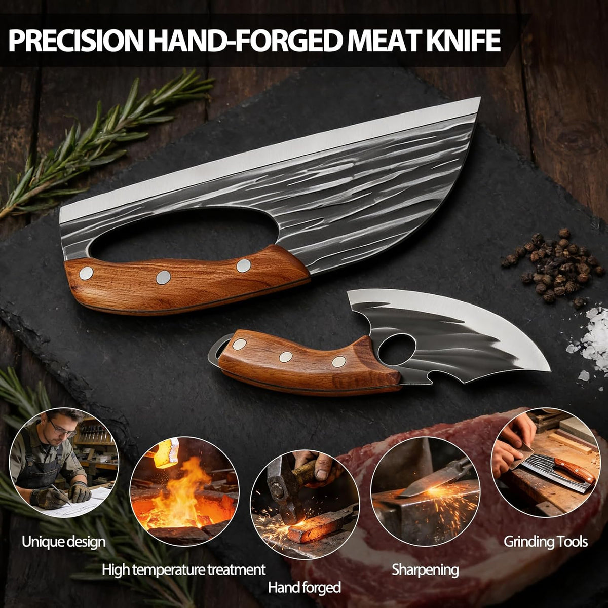 🎁Buy 1 Get 1 Free📢Hand-Forged Kitchen Knife Set